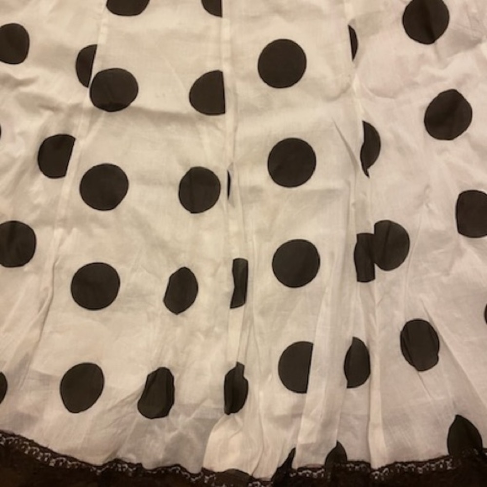 Polka Dot  skirt size XL (Cart D -124) - Picture 4 of 4